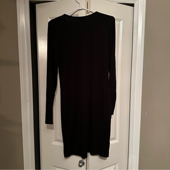 GUESS Black Ribbed Dress Size L in Great Condition - Picture 2 of 4